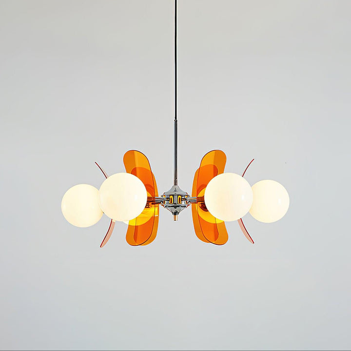 Lustra Chandelier en Verre Moderne Chrome Élégant - Neutralighting
