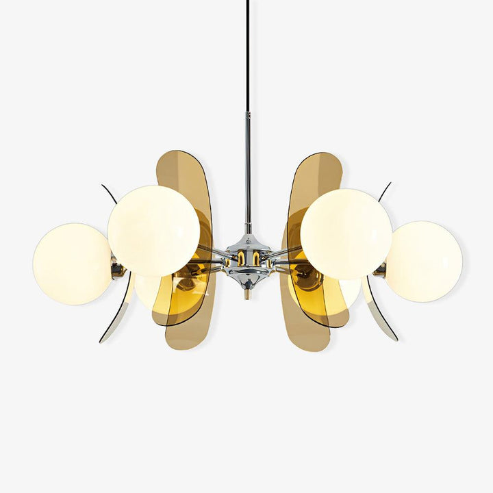 Lustra Chandelier en Verre Moderne Chrome Élégant - Neutralighting
