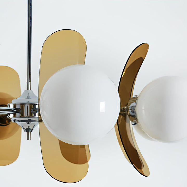 Lustra Chandelier en Verre Moderne Chrome Élégant - Neutralighting