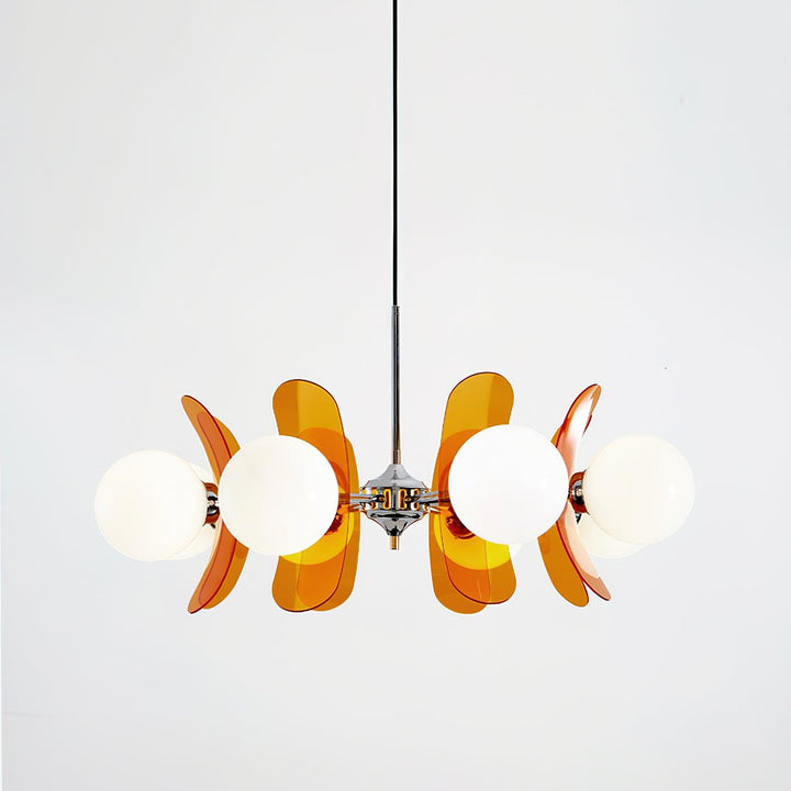 Lustra Chandelier en Verre Moderne Chrome Élégant - Neutralighting