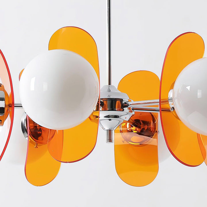 Lustra Chandelier en Verre Moderne Chrome Élégant - Neutralighting
