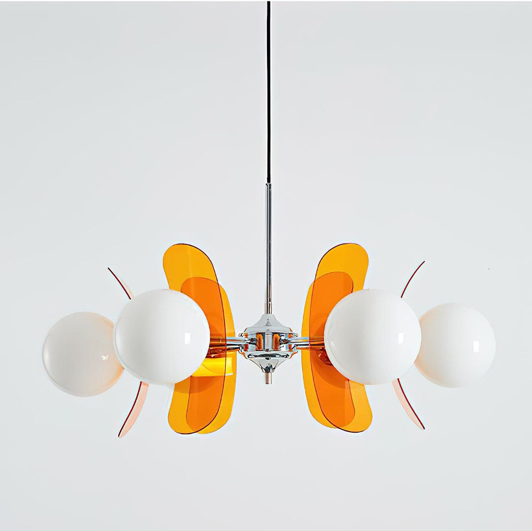 Lustra Chandelier en Verre Moderne Chrome Élégant - Neutralighting