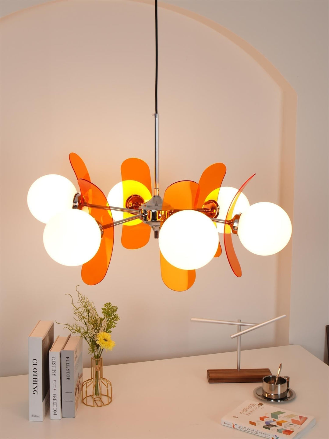 Lustra Chandelier en Verre Moderne Chrome Élégant - Neutralighting
