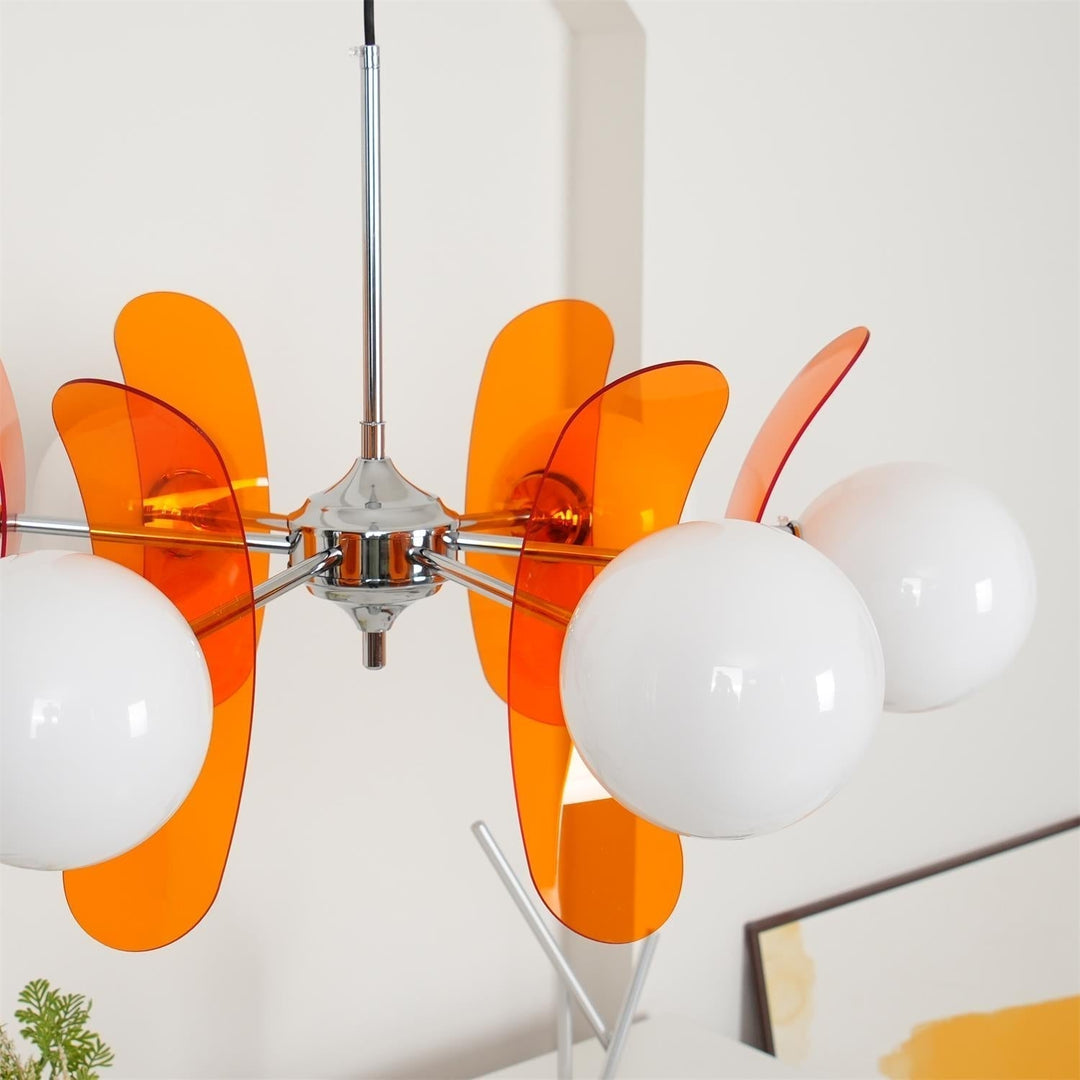 Lustra Chandelier en Verre Moderne Chrome Élégant - Neutralighting