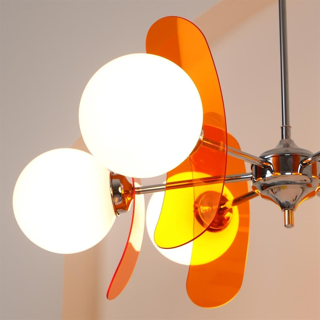 Lustra Chandelier en Verre Moderne Chrome Élégant - Neutralighting