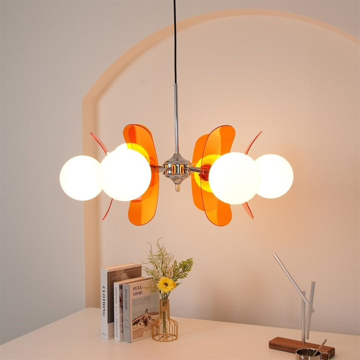 Lustra Chandelier en Verre Moderne Chrome Élégant - Neutralighting