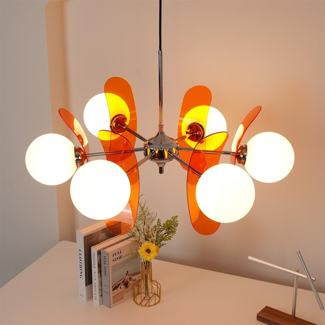 Lustra Chandelier en Verre Moderne Chrome Élégant - Neutralighting
