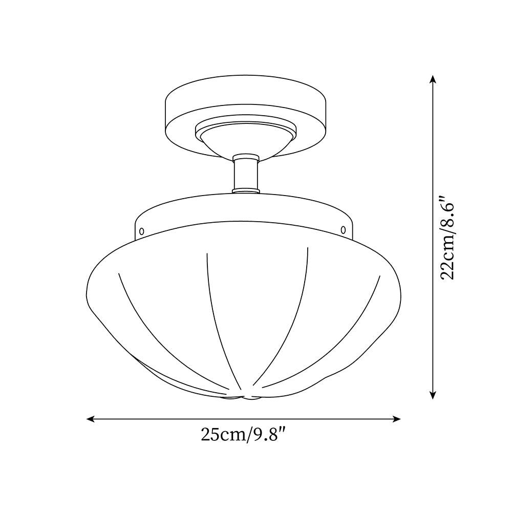 Velluto Lampe Plafonnier Métal Moderne - Neutralighting