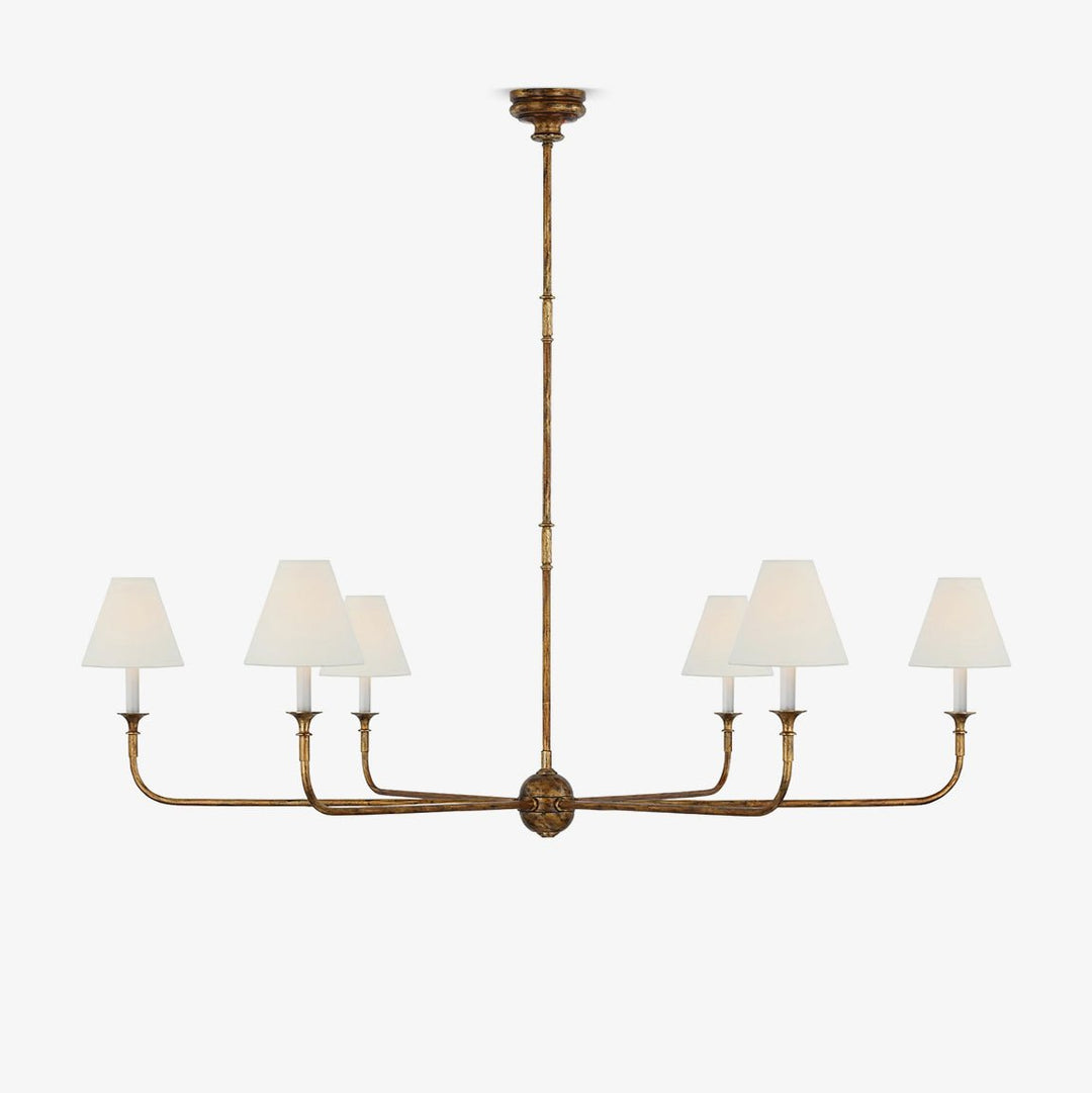 Lustra Suspension Lampe Bougie Noire Évasée - Neutralighting