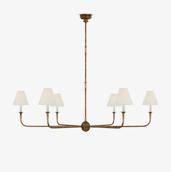 Lustra Suspension Lampe Bougie Noire Évasée - Neutralighting