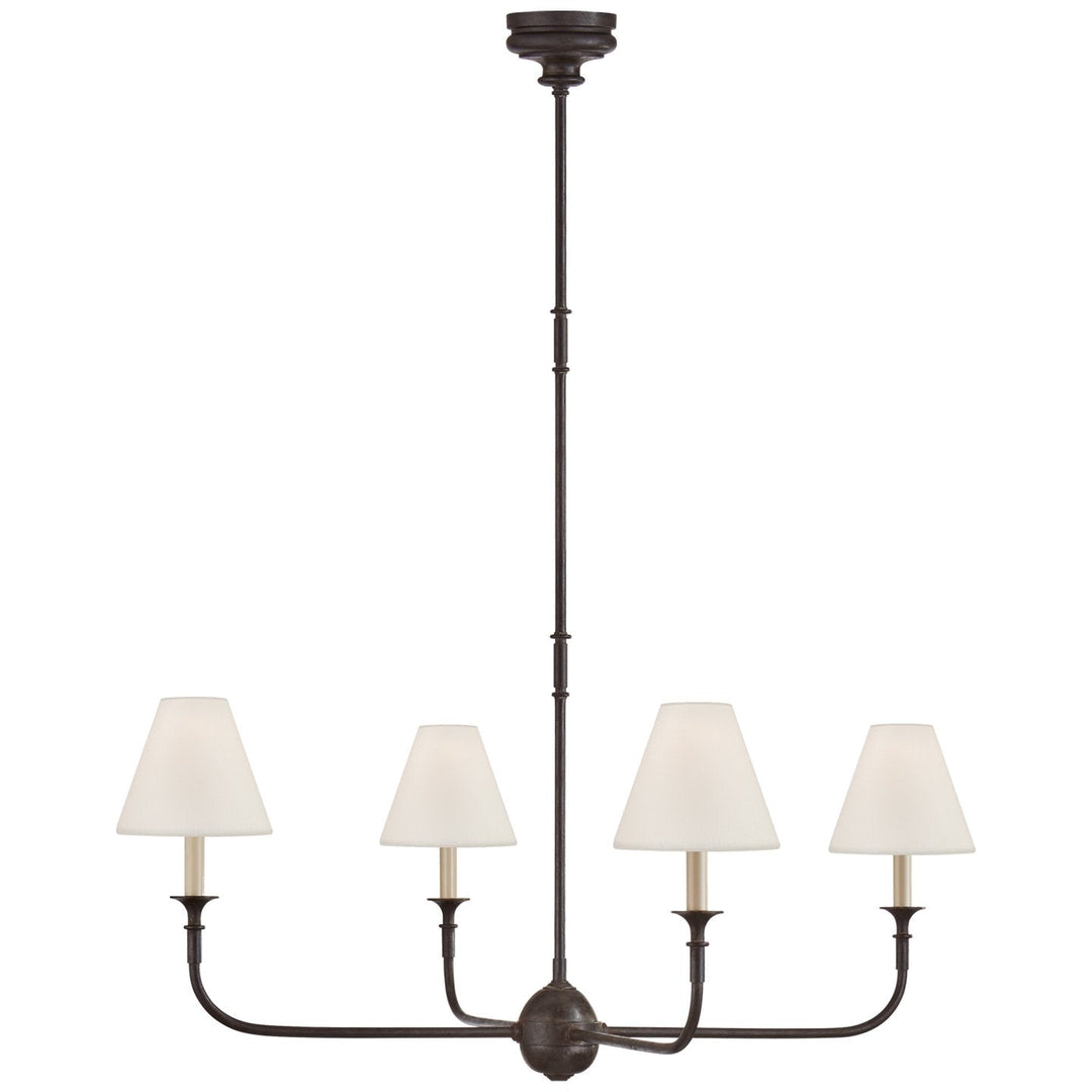 Lustra Suspension Lampe Bougie Noire Évasée - Neutralighting