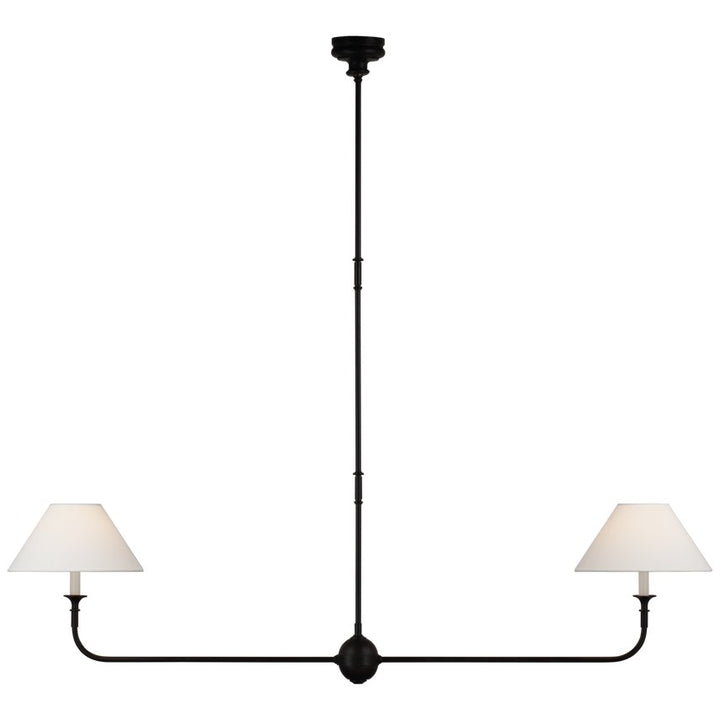 Lustra Suspension Lampe Bougie Noire Évasée - Neutralighting