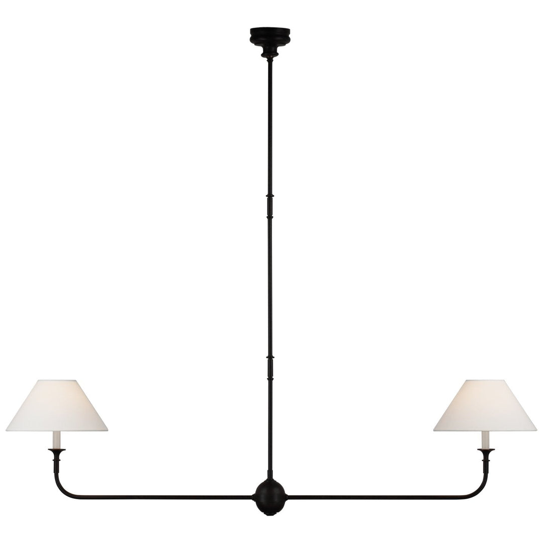 Lustra Suspension Lampe Bougie Noire Évasée - Neutralighting