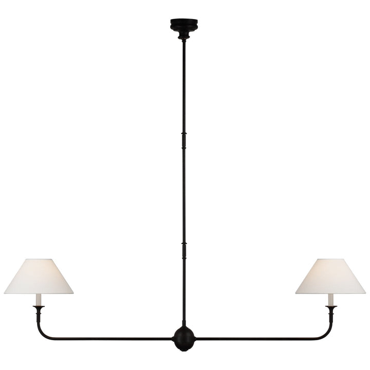 Lustra Suspension Lampe Bougie Noire Évasée - Neutralighting