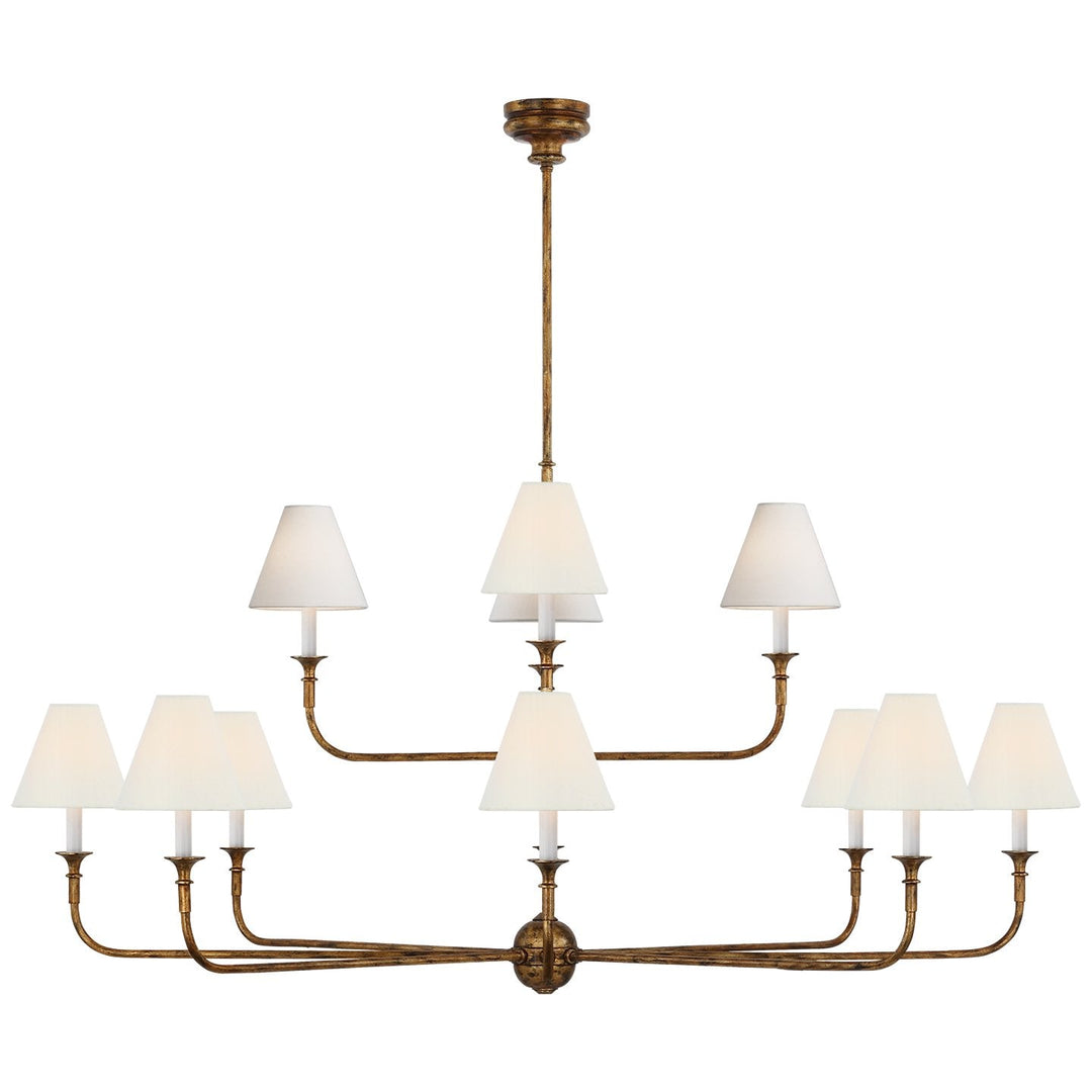 Lustra Suspension Lampe Bougie Noire Évasée - Neutralighting
