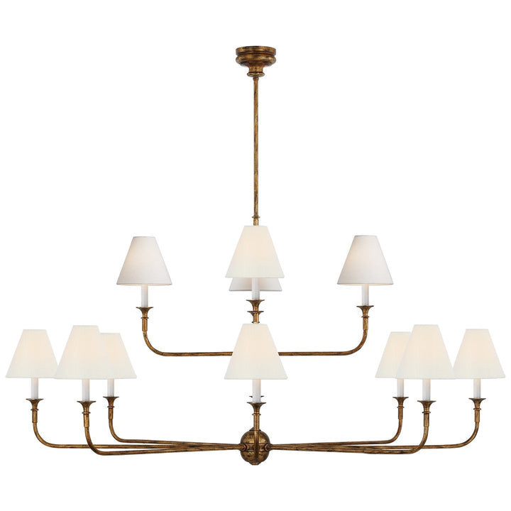 Lustra Suspension Lampe Bougie Noire Évasée - Neutralighting