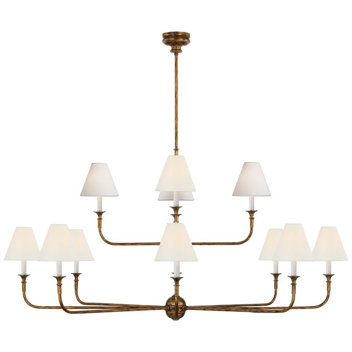 Lustra Suspension Lampe Bougie Noire Évasée - Neutralighting