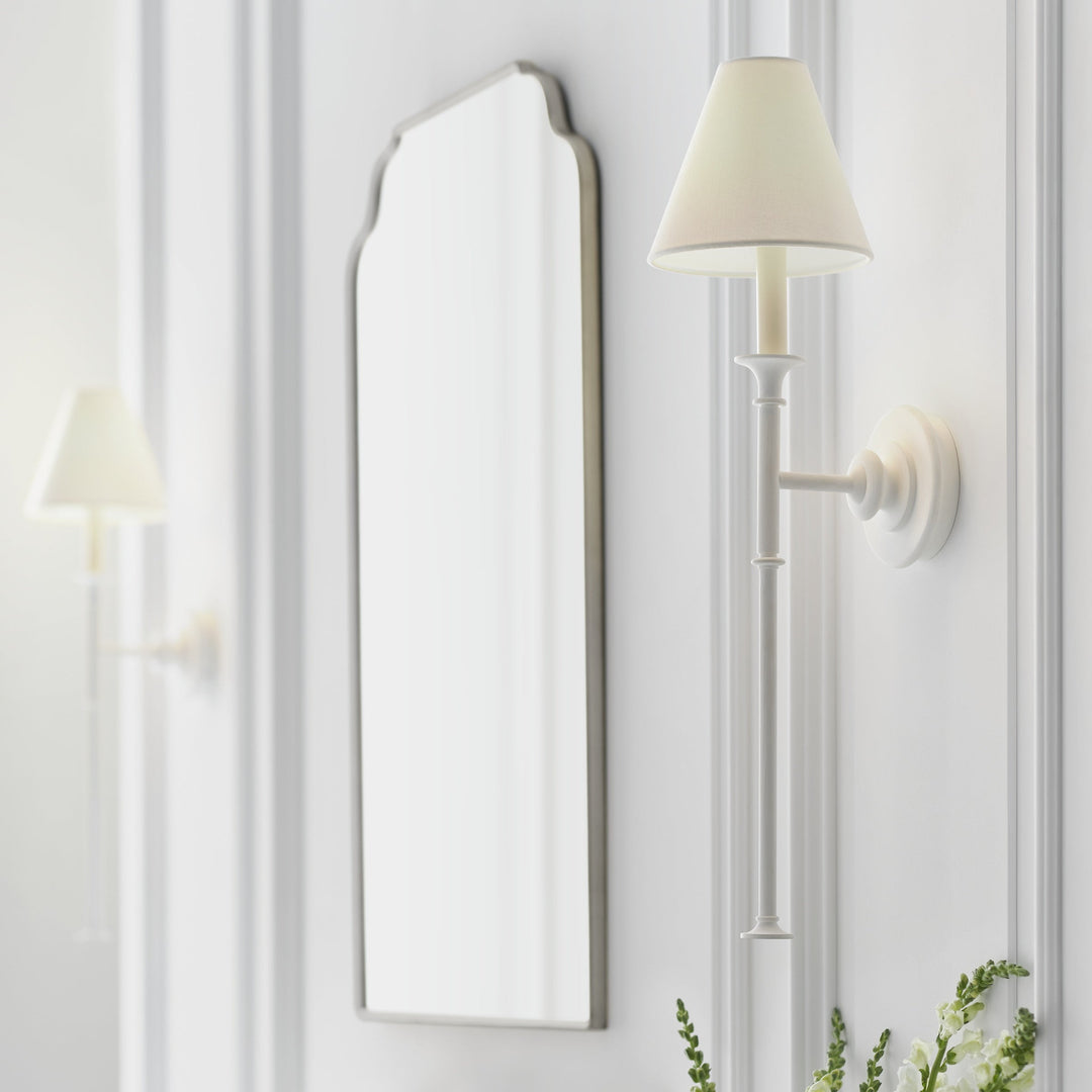 Cygnus Applique Murale Tissu Noir Minimaliste Traditionnelle Moderne - Neutralighting