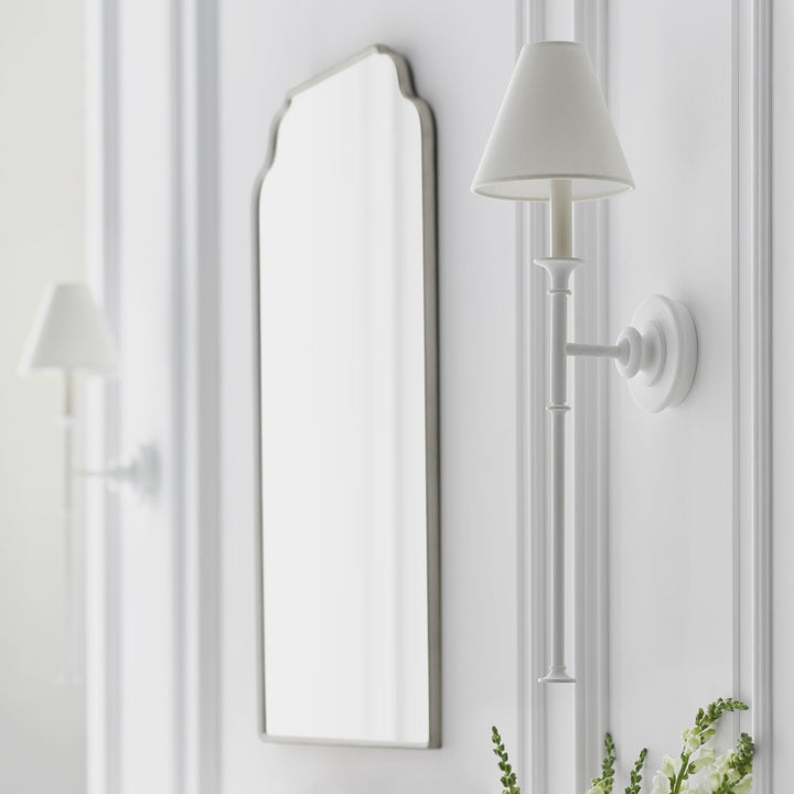 Cygnus Applique Murale Tissu Noir Minimaliste Traditionnelle Moderne - Neutralighting