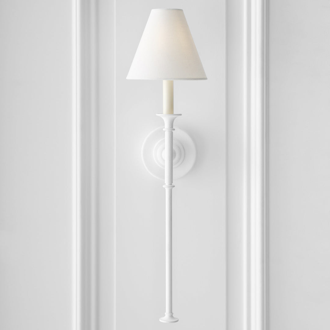 Cygnus Applique Murale Tissu Noir Minimaliste Traditionnelle Moderne - Neutralighting