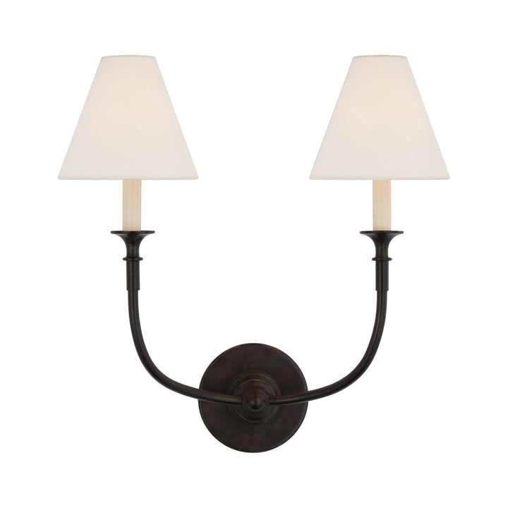 Cygnus Applique Murale Tissu Noir Minimaliste Traditionnelle Moderne - Neutralighting