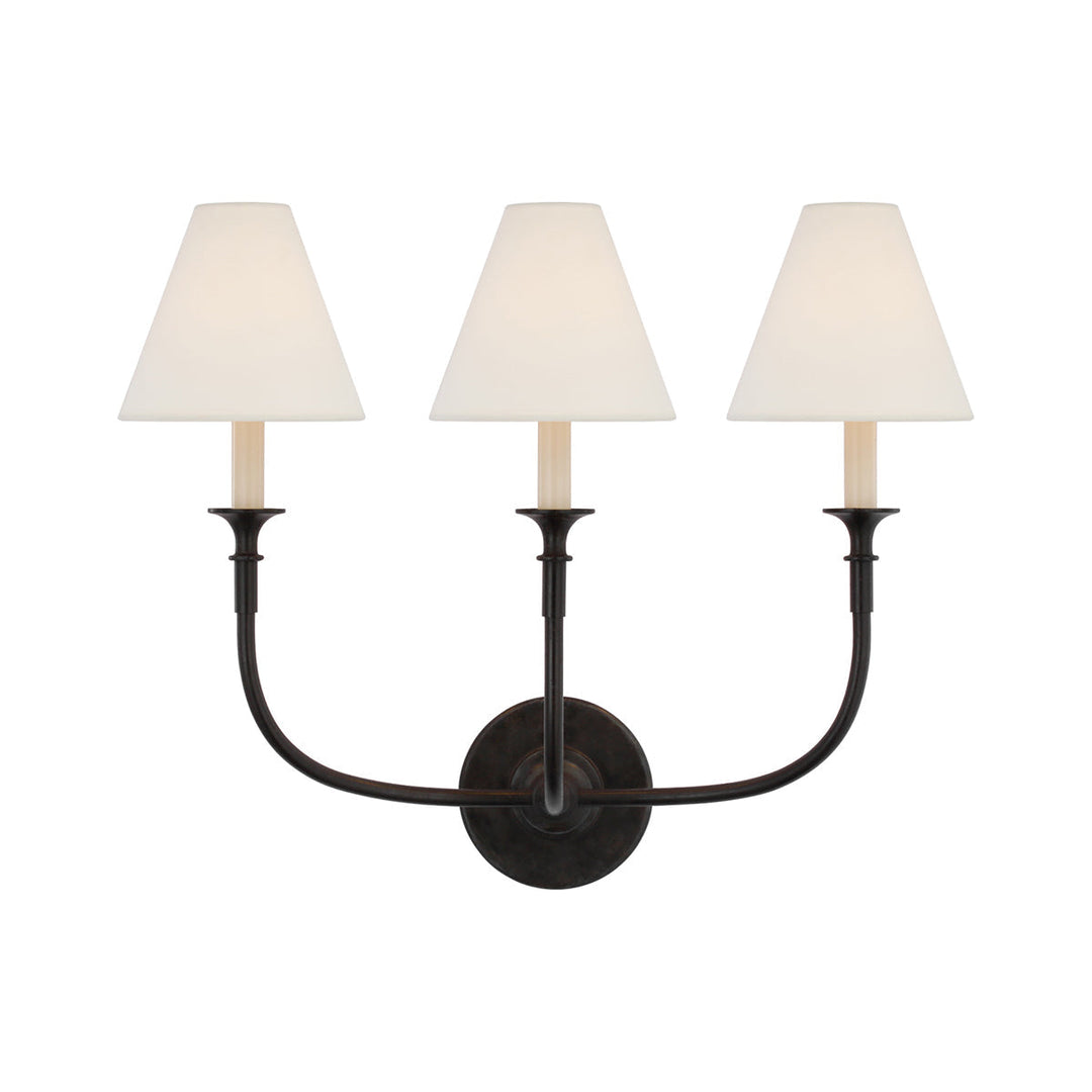 Cygnus Applique Murale Tissu Noir Minimaliste Traditionnelle Moderne - Neutralighting