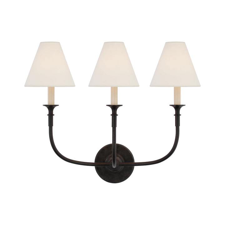 Cygnus Applique Murale Tissu Noir Minimaliste Traditionnelle Moderne - Neutralighting