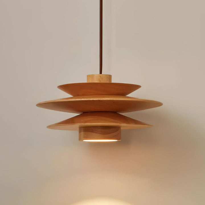 Axis Suspension en Noyer Mid-Century - Neutralighting