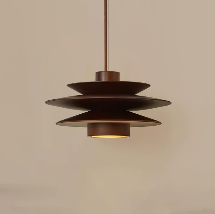 Axis Suspension en Noyer Mid-Century - Neutralighting