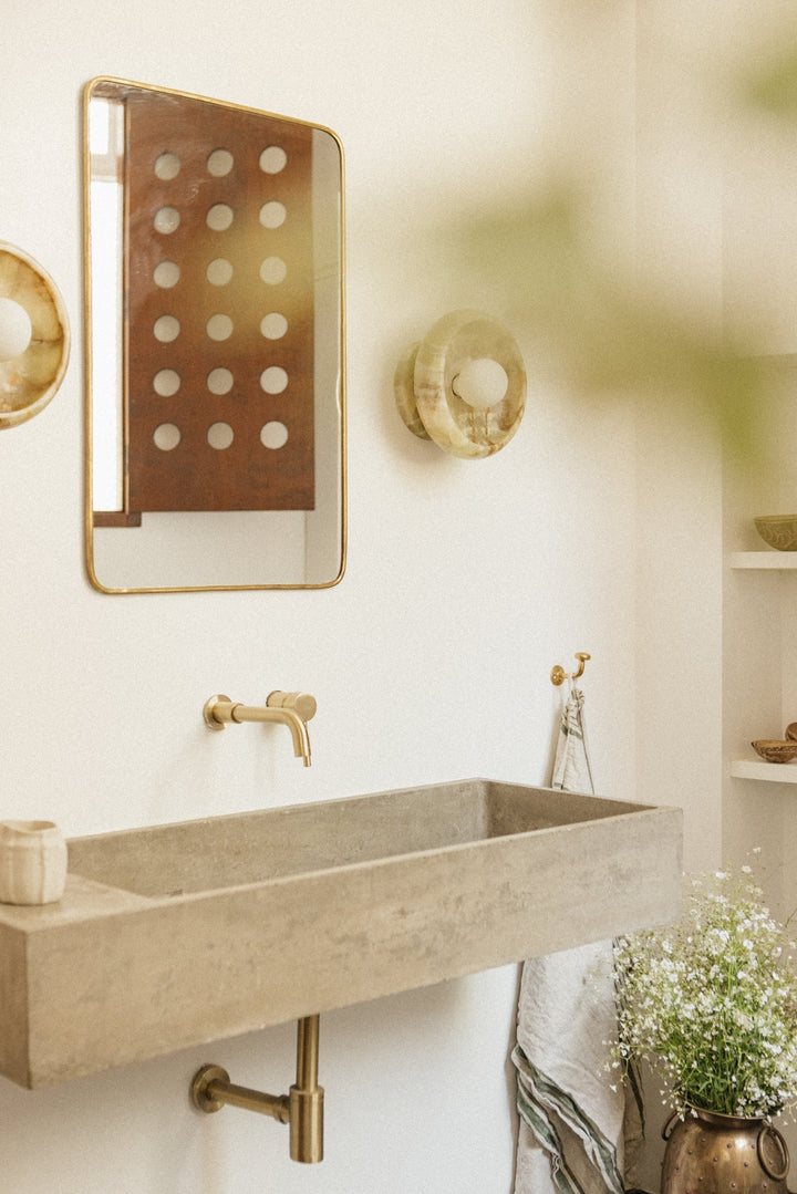 Piedra Applique Murale Marbre Verre Minimaliste - Neutralighting