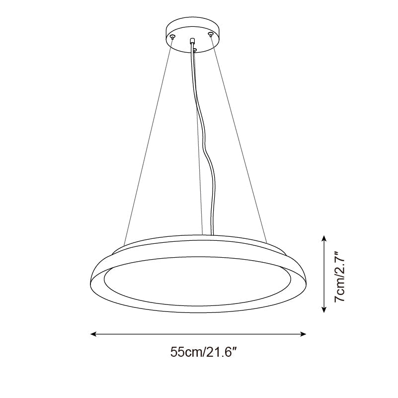 Ritta Lampe Pendante Moderne Travertin - Neutralighting