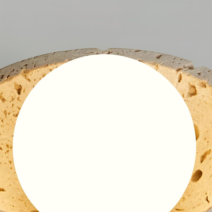 Mysa Plafonnier en travertin Bois - Neutralighting