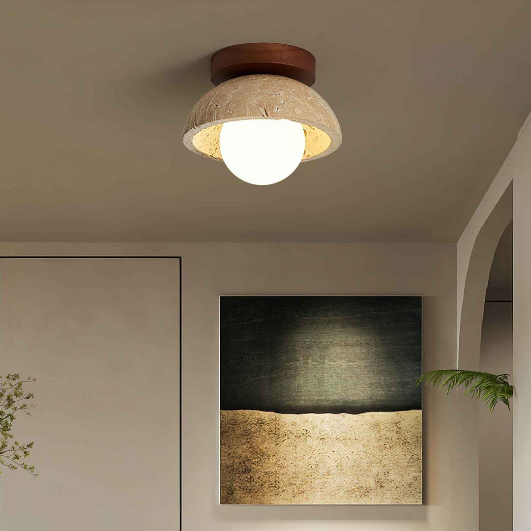 Plafonnier Mysa Bois LED