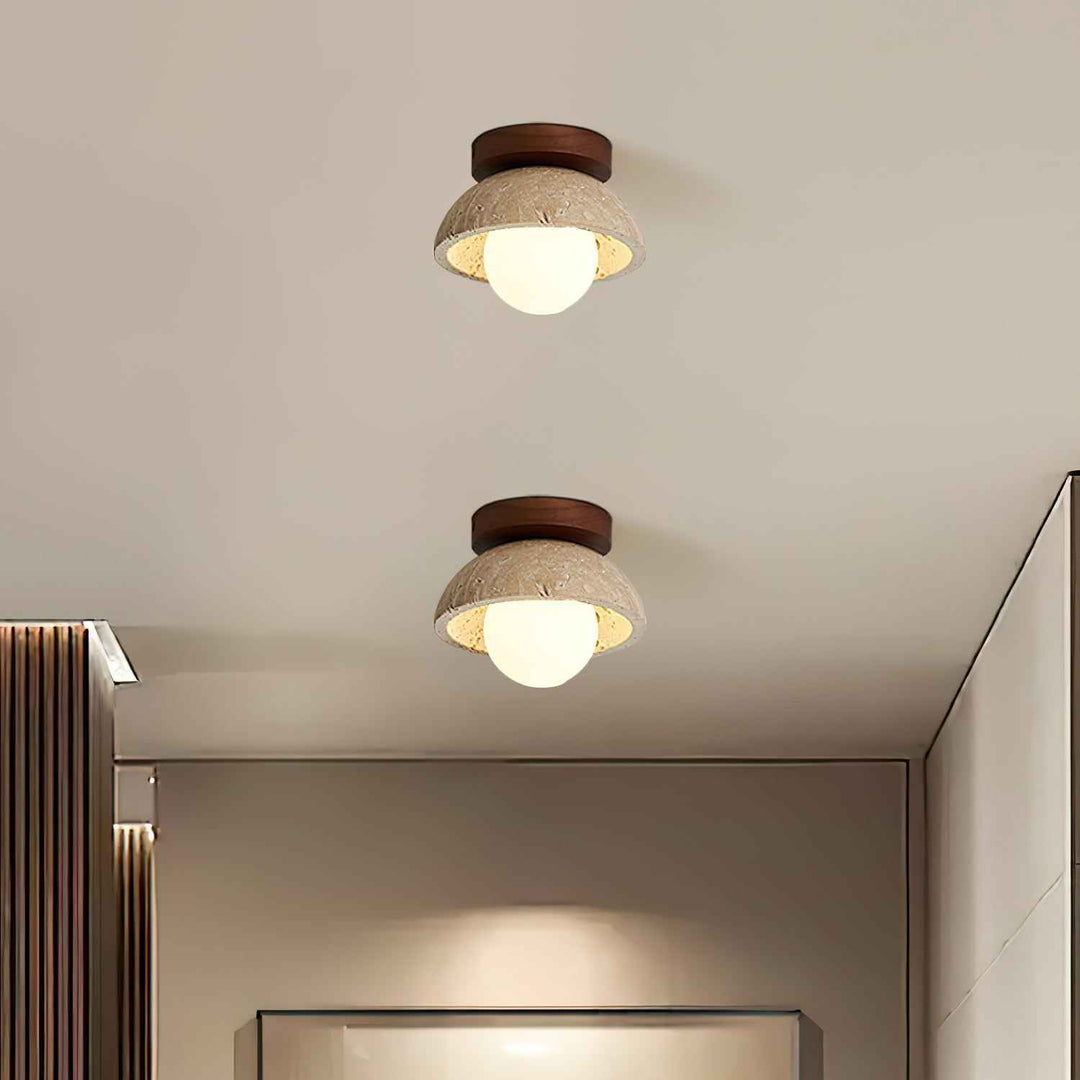 Plafonnier Mysa Bois LED