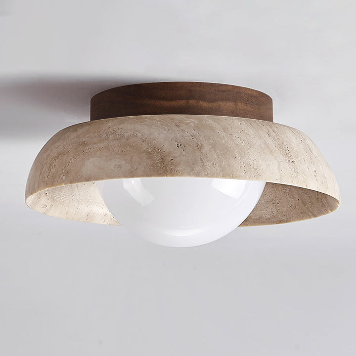 Cuvela Plafonnier Minimaliste Moderne En Travertin - Neutralighting