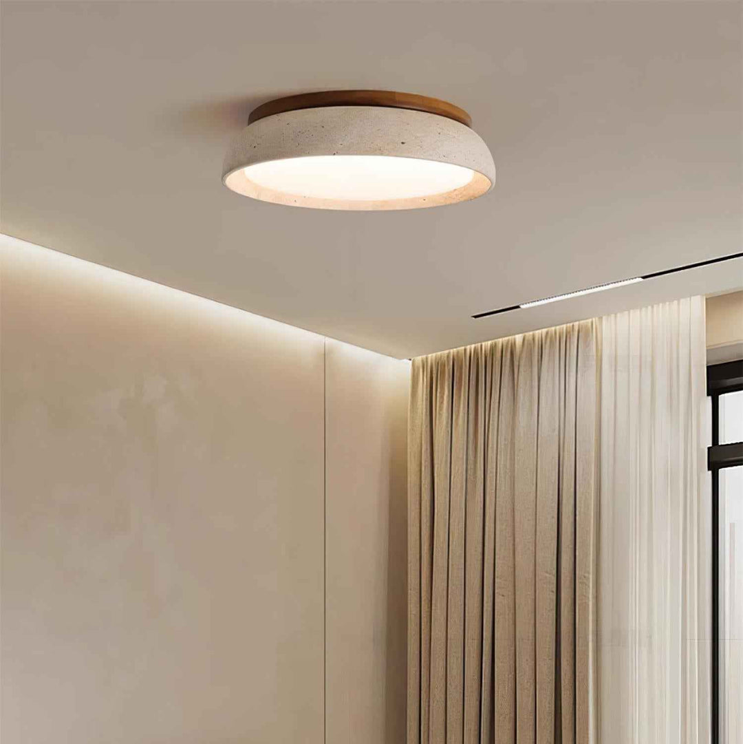 Plafonnier Kloris Bois LED