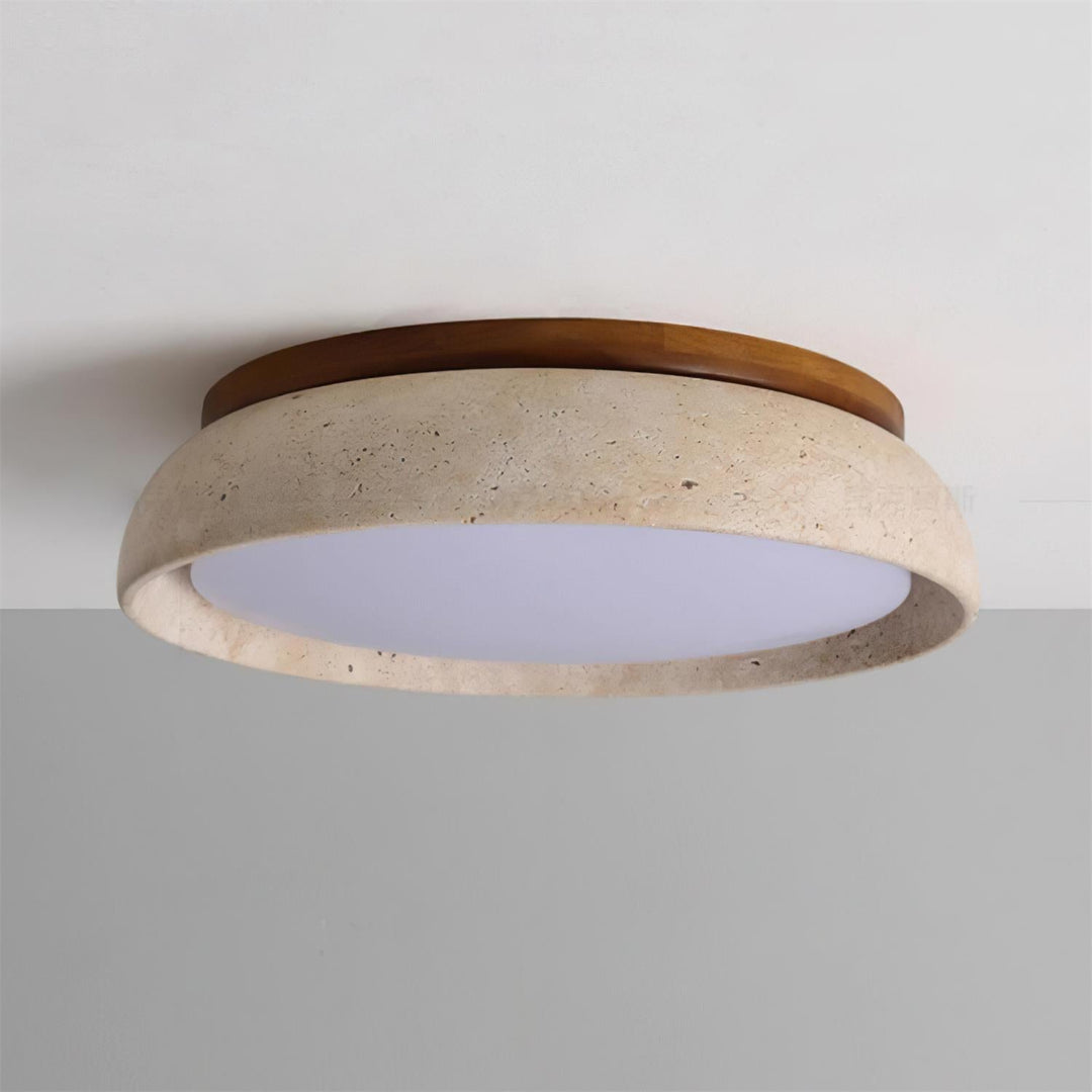Kloris Plafonnier en pierre travertin - Neutralighting