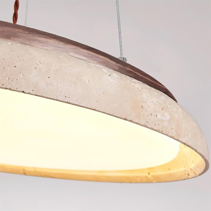 Ritta Lampe Pendante Moderne Travertin - Neutralighting