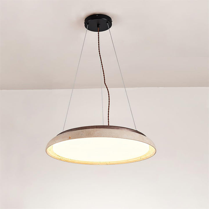 Ritta Lampe Pendante Moderne Travertin - Neutralighting