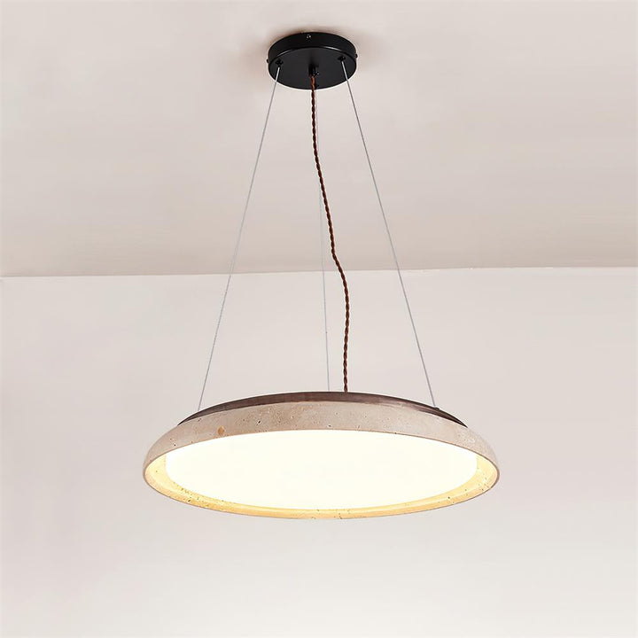 Ritta Lampe Pendante Moderne Travertin - Neutralighting