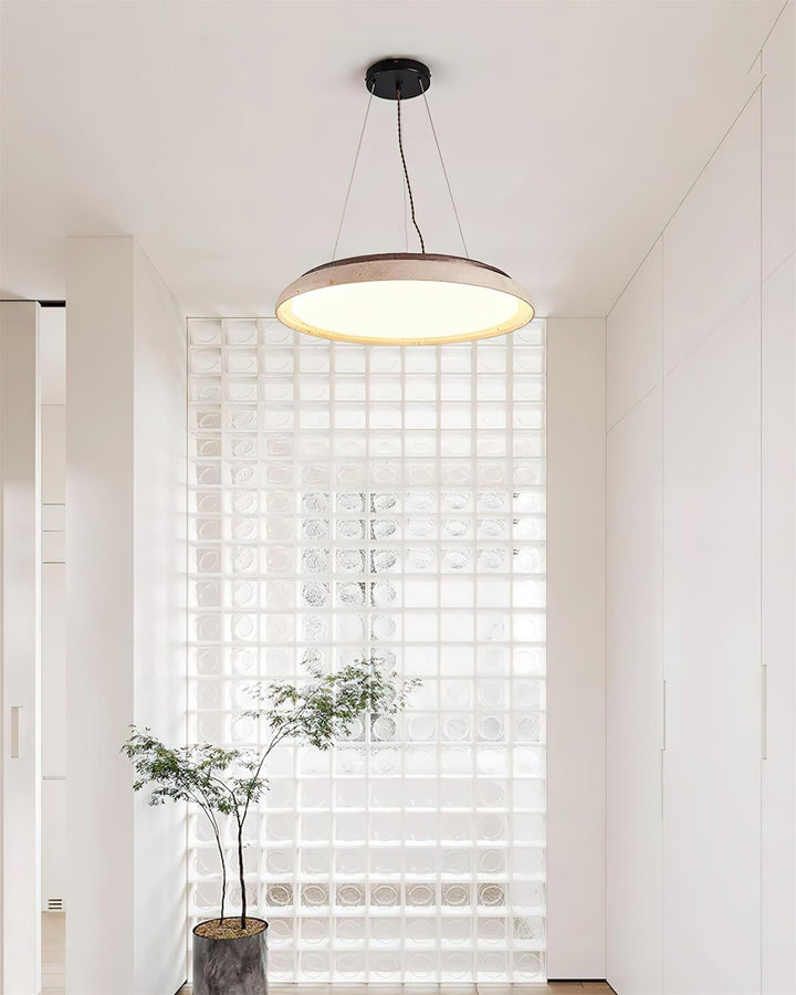 Ritta Lampe Pendante Moderne Travertin - Neutralighting