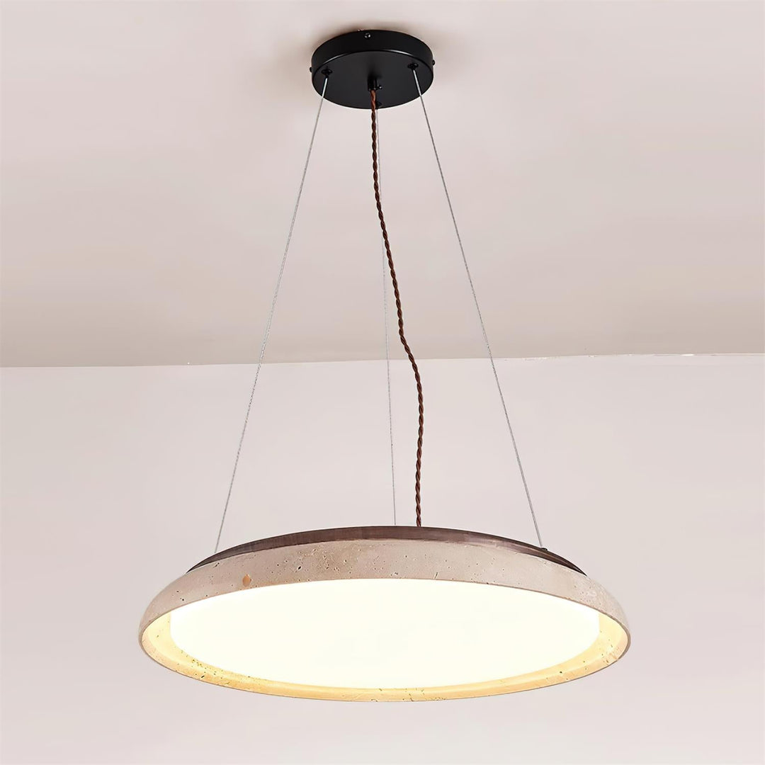 Ritta Lampe Pendante Moderne Travertin - Neutralighting