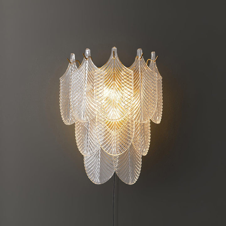 Lustra Wall Sconce Brass Murano Glass - Neutralighting
