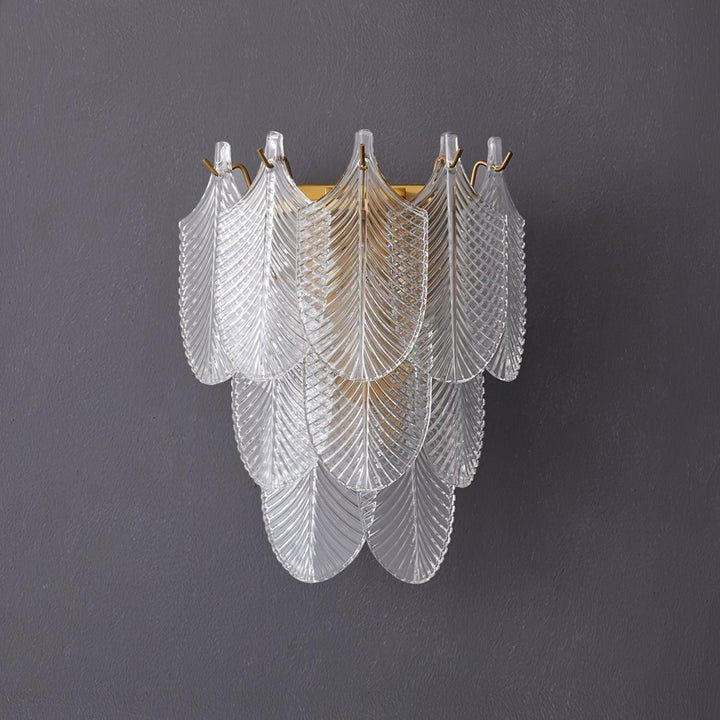 Lustra Wall Sconce Brass Murano Glass - Neutralighting