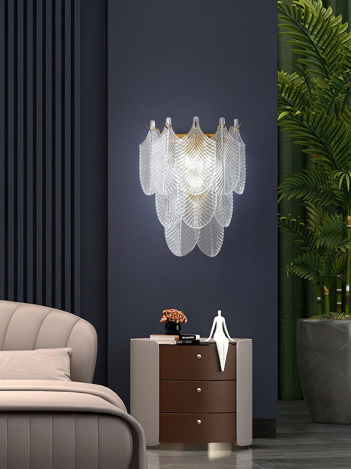Lustra Wall Sconce Brass Murano Glass - Neutralighting