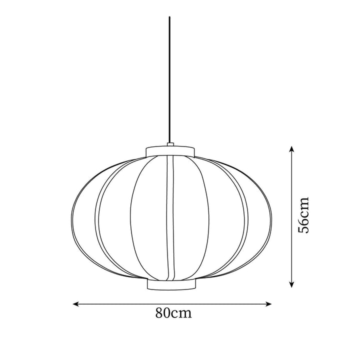 Auro Lampe Pendante Abat-jour Lanternes en Tissu - Neutralighting