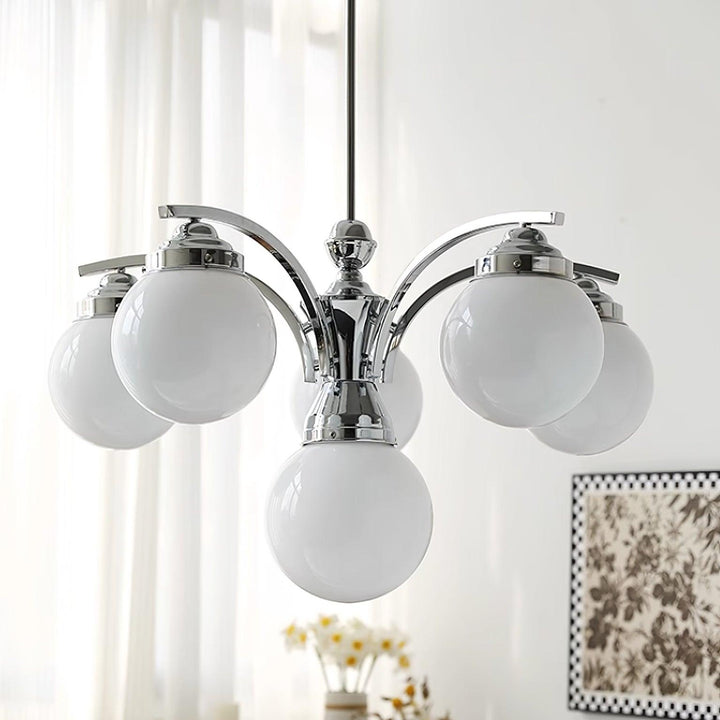 Lustra Chandelier en Verre Rose - Neutralighting
