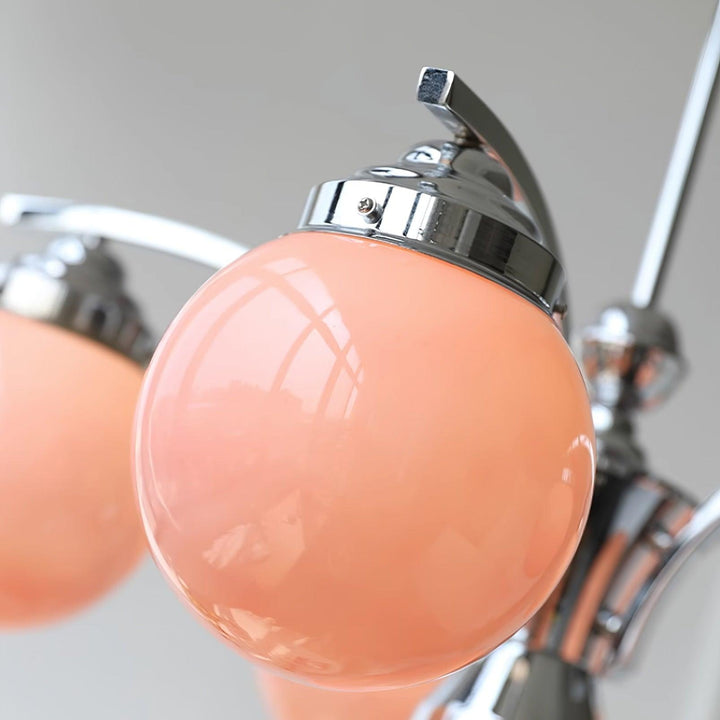 Lustra Chandelier en Verre Rose - Neutralighting