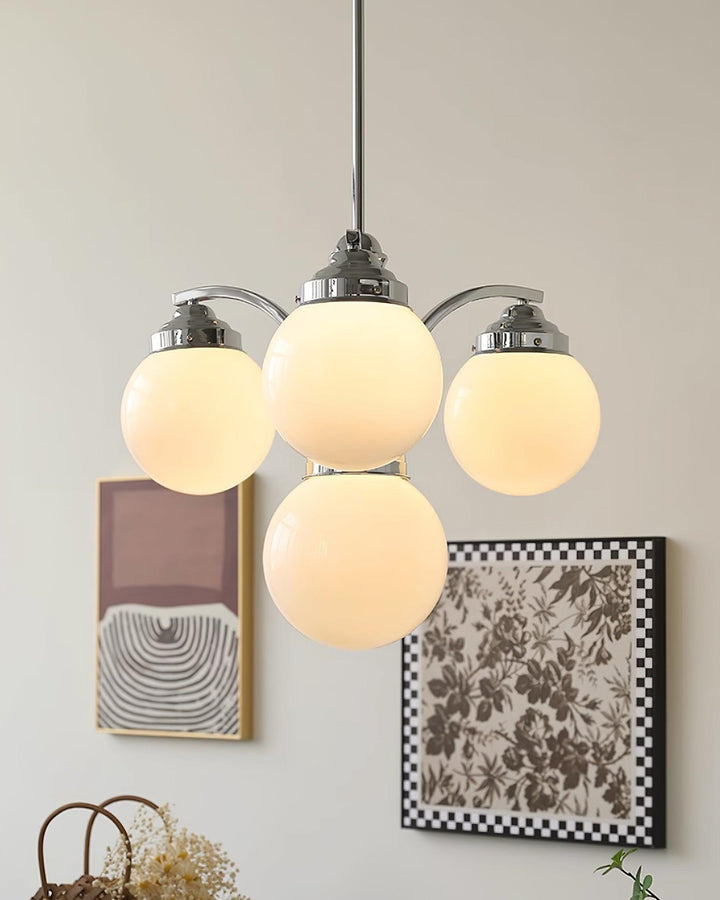 Lustra Chandelier en Verre Rose - Neutralighting