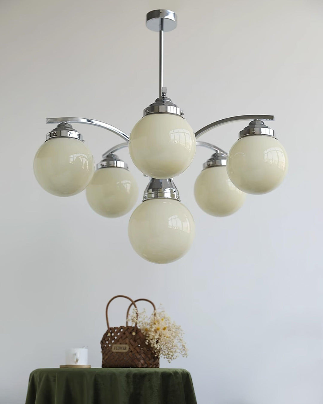 Lustra Chandelier en Verre Rose - Neutralighting